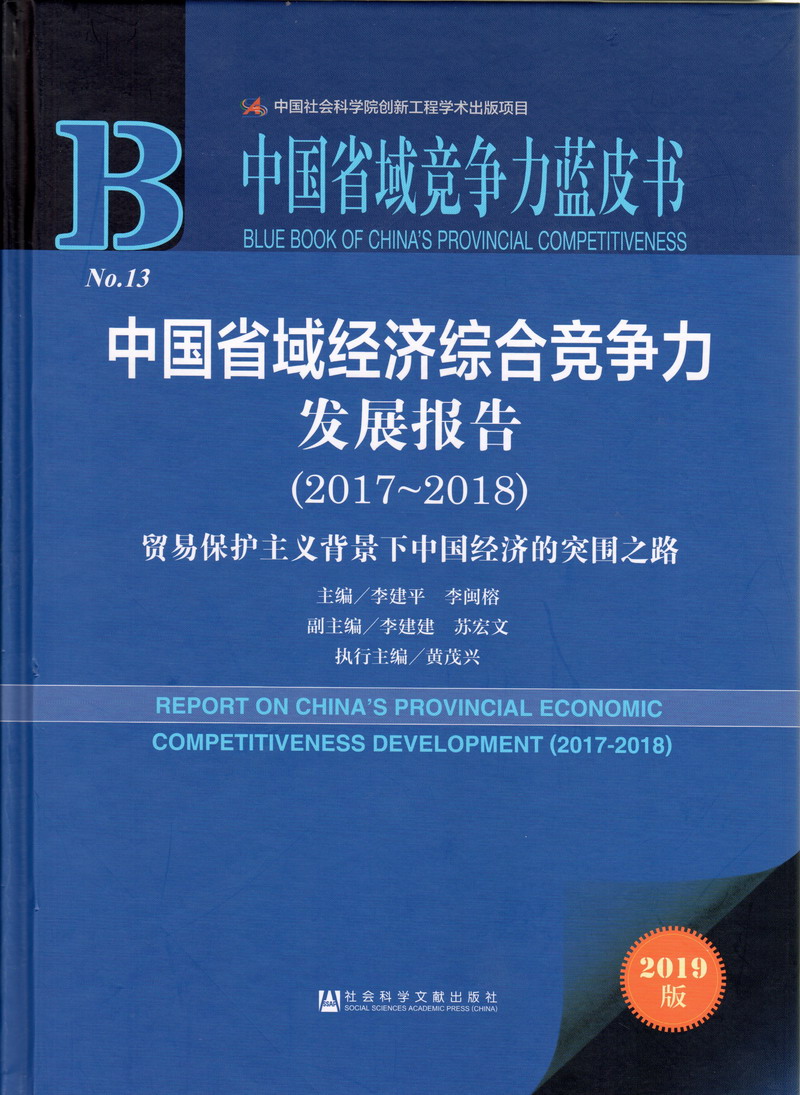 快点干我喷水了中国省域经济综合竞争力发展报告（2017-2018）